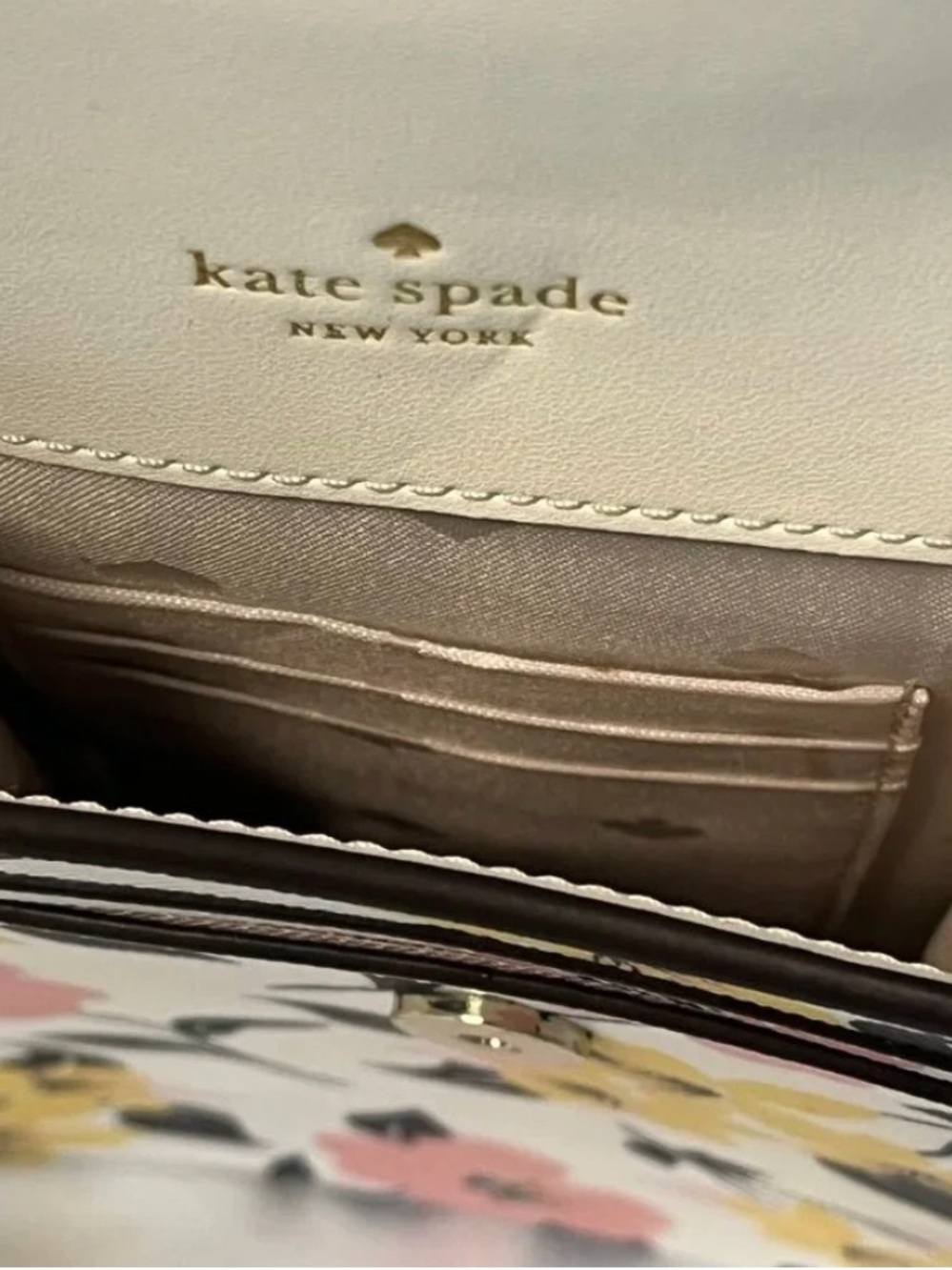NWT Kate Spade Staci Lily Blooms Floral Phone Crossbody Bag K7277, MSRP $199 - Picture 7 of 8